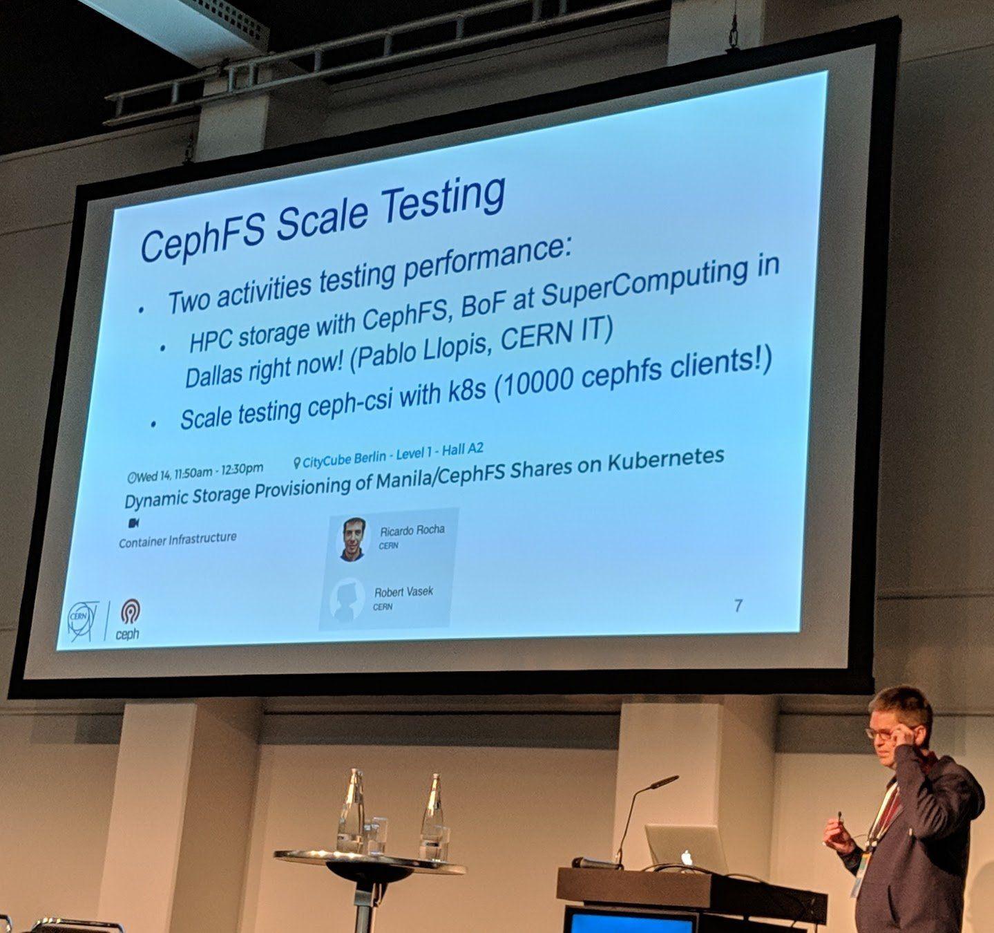 Ceph Day Berlin 2018 - Mastering Ceph Operations: Upmap and the Mgr Balancer, Dan van der Ster, CERN - 'CephFS Scale Testing'