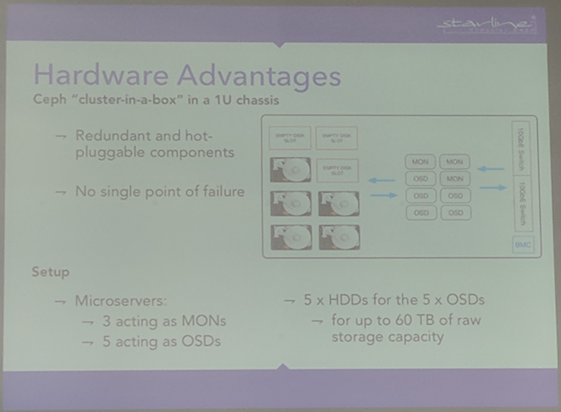 Ceph Day Darmstadt 2018 - A flexible ARM-based Ceph solution - Hardware Advantages